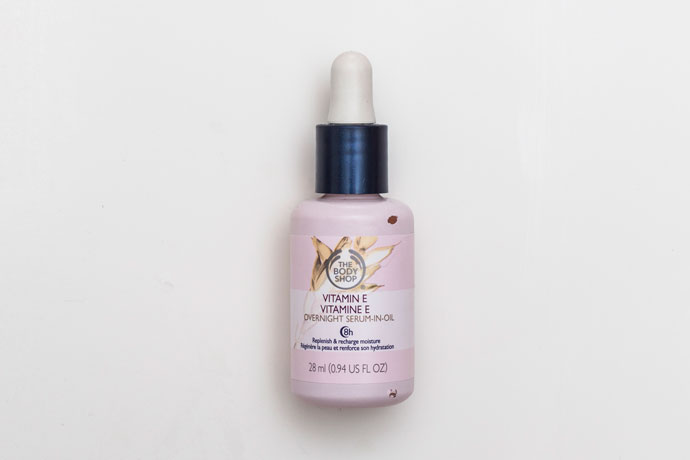 the body shop vitamin e overnight serum in oil